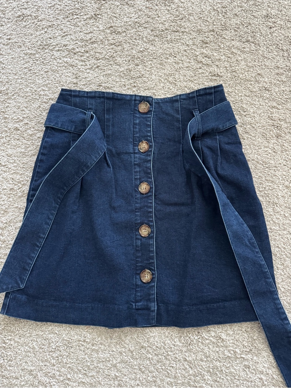 Sezane denim skirt